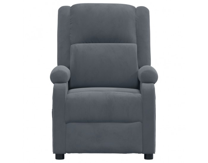 Sonata H Масажен стол, тъмносив, кадифе