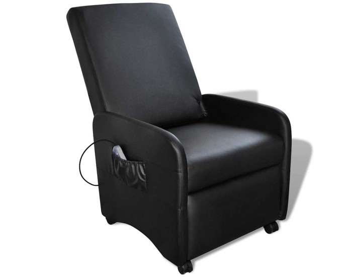 Sonata H Масажен стол, черен, изкуствена кожа