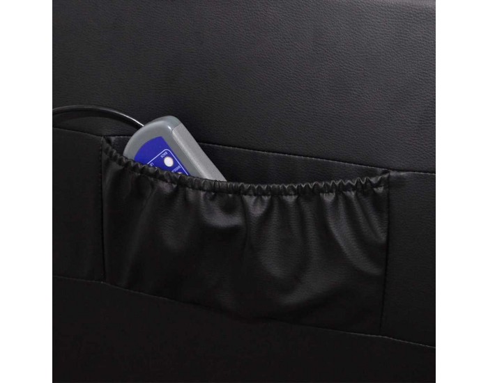 Sonata H Масажен стол, черен, изкуствена кожа