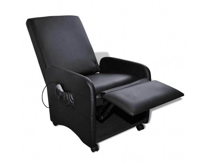 Sonata H Масажен стол, черен, изкуствена кожа