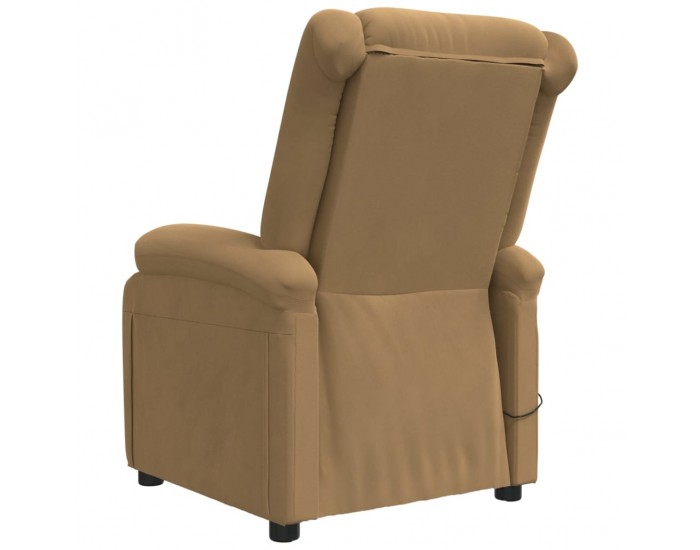 Sonata H Масажен стол, кафяв, кадифе