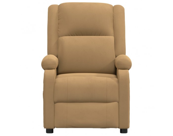 Sonata H Масажен стол, кафяв, кадифе