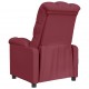 Sonata H Масажен стол, виненочервен, текстил