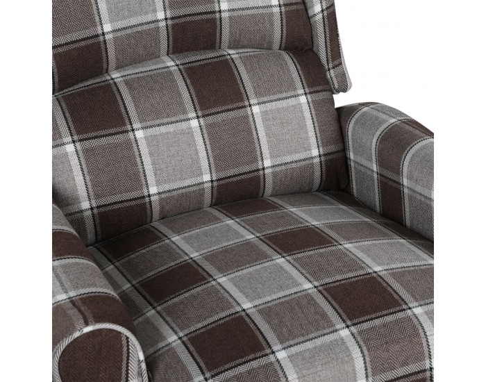 Sonata H Масажен наклоняем стол, кафяв, текстил