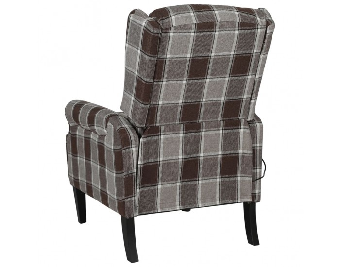 Sonata H Масажен наклоняем стол, кафяв, текстил