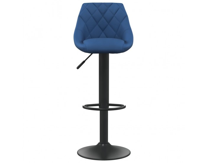 Sonata H Бар табуретка, синя, кадифе