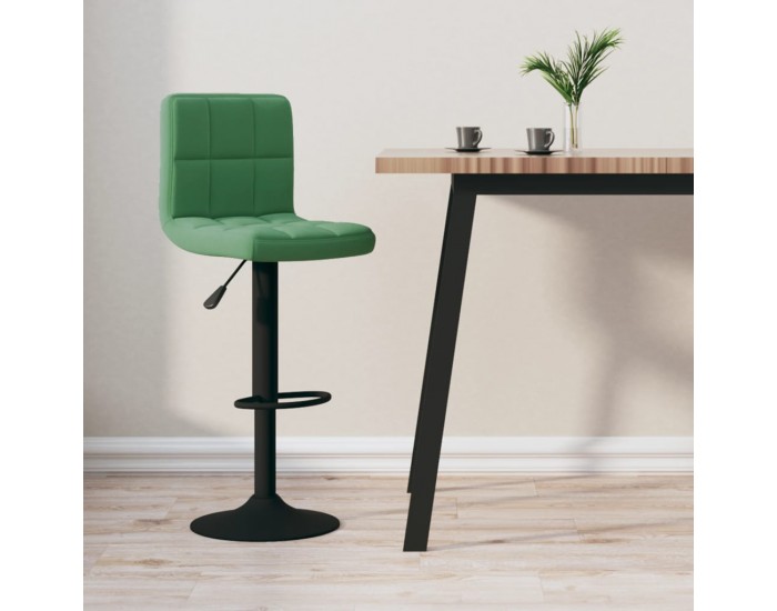 Sonata H Бар табуретка, тъмнозелена, кадифе Sonata H Бар табуретка, тъмнозелена, кадифе