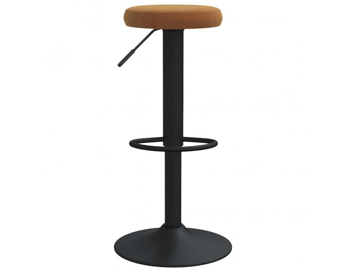 Sonata H Бар табуретки, 2 бр, кафяви, кадифе