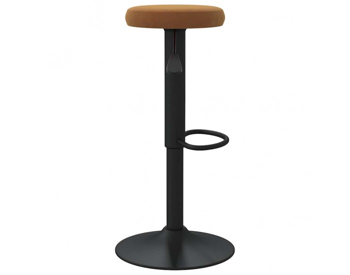 Sonata H Бар табуретки, 2 бр, кафяви, кадифе