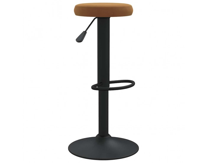 Sonata H Бар табуретки, 2 бр, кафяви, кадифе