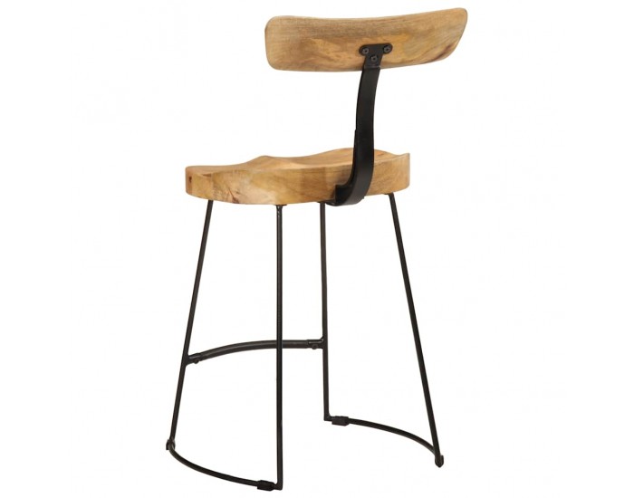 Sonata H Бар табуретки, 2 бр, 49x43x79 см, мангово масив дърво