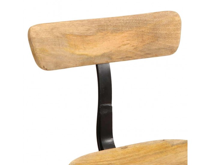 Sonata H Бар табуретки, 2 бр, 49x43x79 см, мангово масив дърво