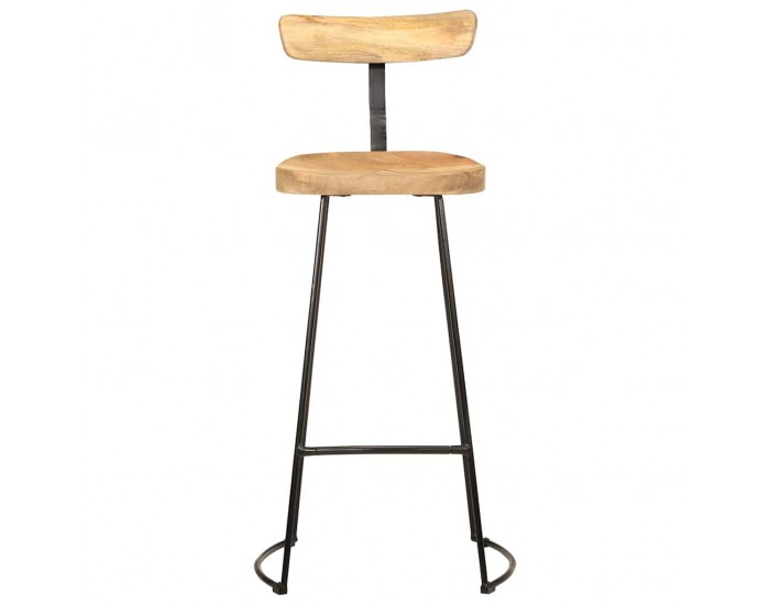 Sonata H Бар табуретки, 2 бр, 49x43x103 см, мангово масив дърво