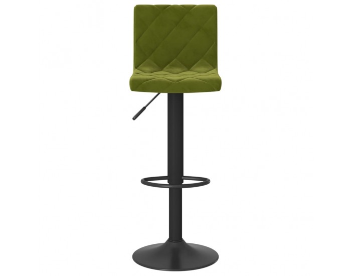 Sonata H Бар табуретки, 2 бр, светлозелени, кадифе