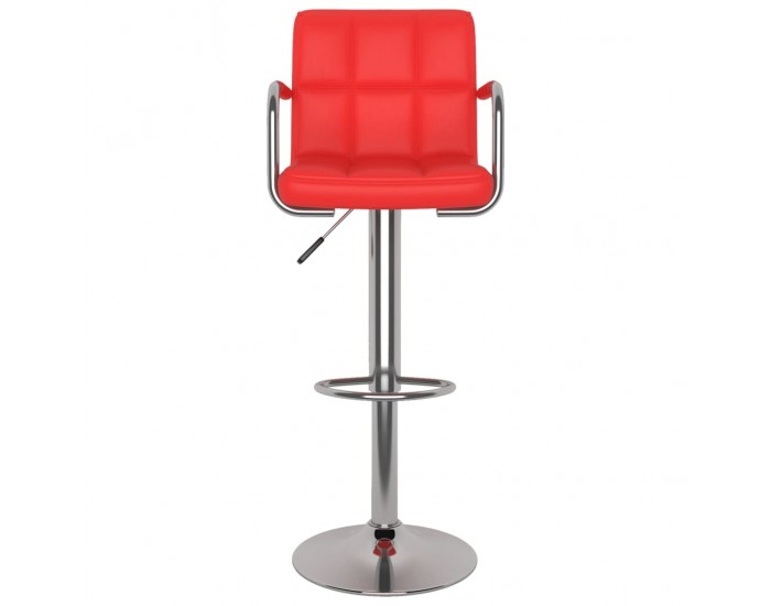 Sonata H Бар табуретки, 2 бр, червени, изкуствена кожа