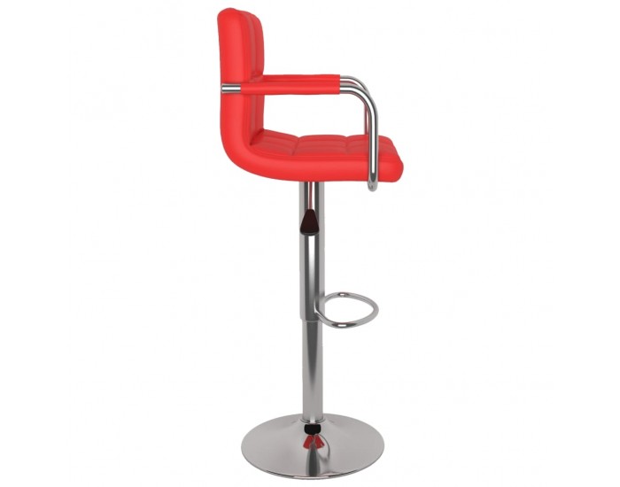 Sonata H Бар табуретки, 2 бр, червени, изкуствена кожа