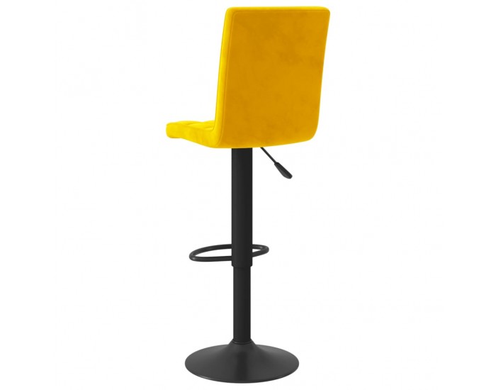 Sonata H Бар табуретка, горчица жълто, кадифе