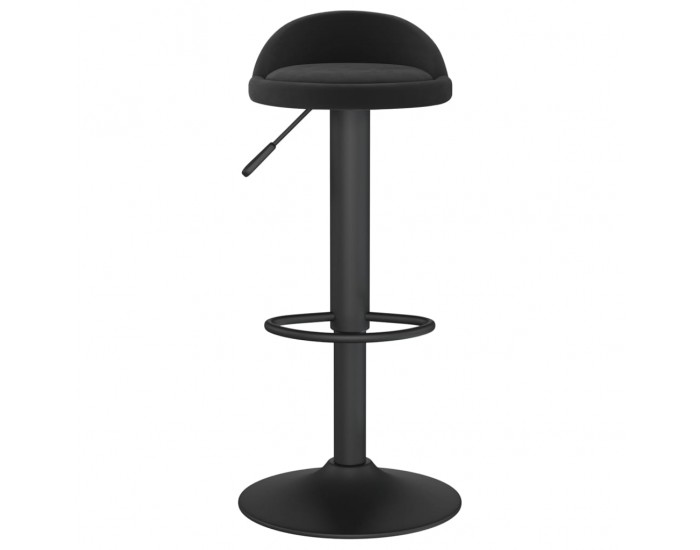 Sonata H Бар табуретка, черна, кадифе