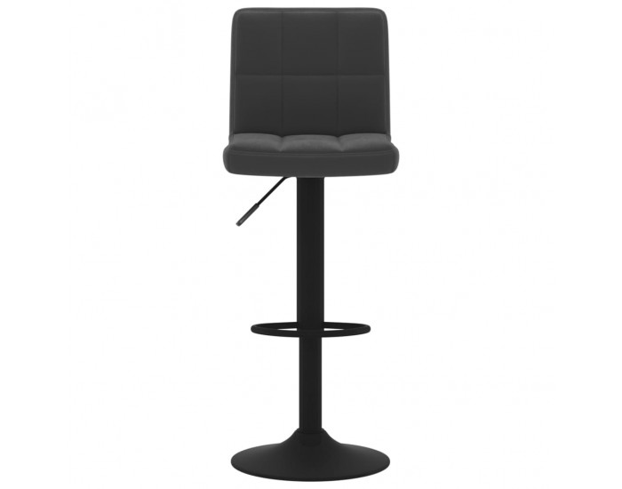 Sonata H Бар табуретка, черна, кадифе