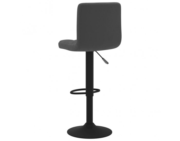 Sonata H Бар табуретка, черна, кадифе