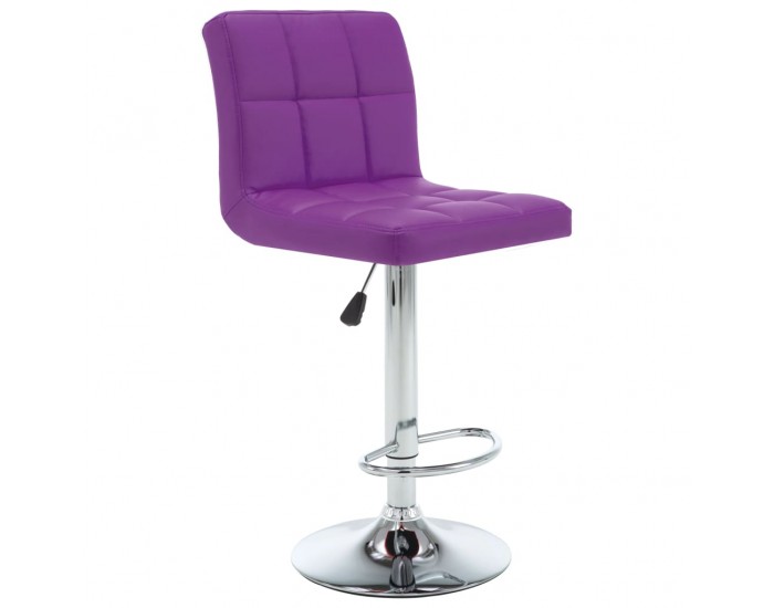 Sonata H Бар табуретки, 2 бр, лилави, изкуствена кожа Sonata H Бар табуретки, 2 бр, лилави, изкуствена кожа