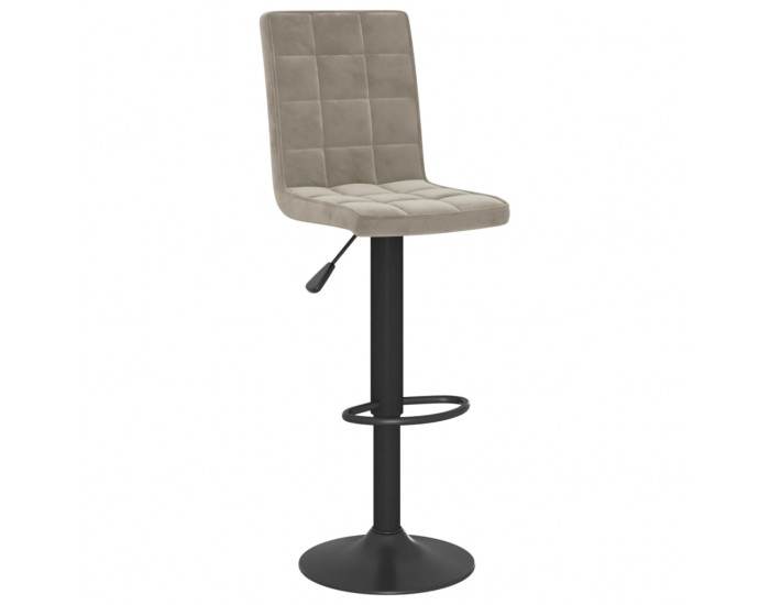 Sonata H Бар табуретка, светлосива, кадифе Sonata H Бар табуретка, светлосива, кадифе