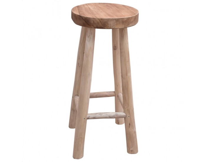 Sonata H Бар табуретка, тиково дърво масив