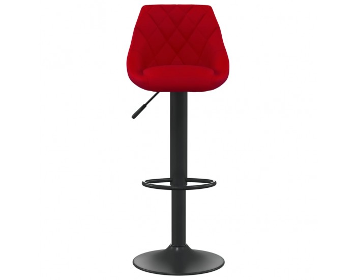Sonata H Бар табуретка, виненочервена, кадифе