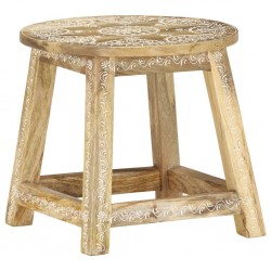 287445 Sonata H Hand-painted Stool 38x38x35 cm Solid Mango Wood 287445 Sonata H Hand-painted Stool 38x38x35 cm Solid Mango Wood - Бар столове