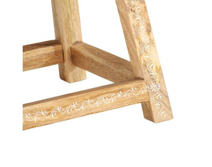 287445 Sonata H Hand-painted Stool 38x38x35 cm Solid Mango Wood 287445 Sonata H Hand-painted Stool 38x38x35 cm Solid Mango Wood