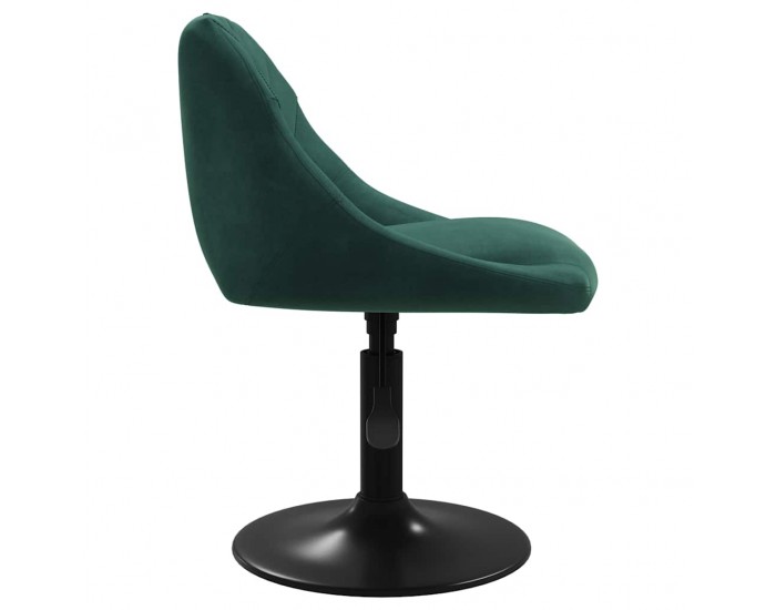 Sonata H Бар табуретка, тъмнозелена, кадифе