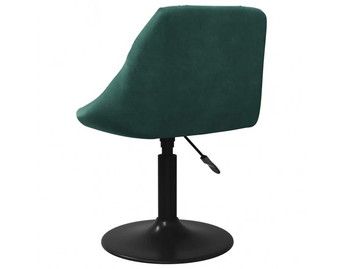 Sonata H Бар табуретка, тъмнозелена, кадифе