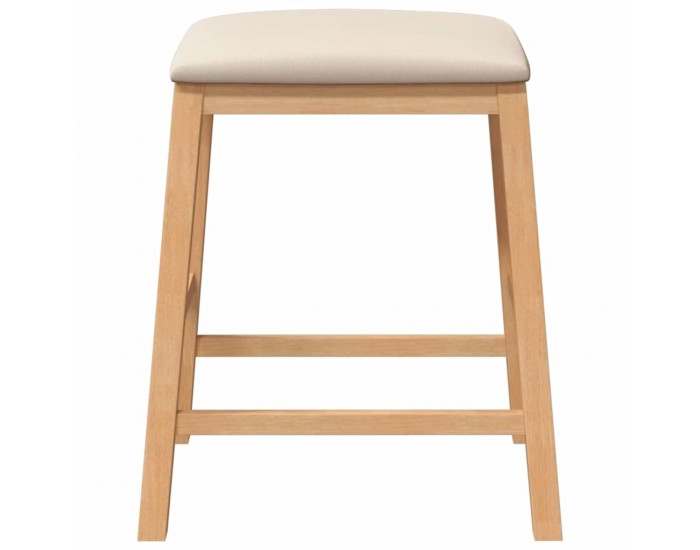 Sonata H Бар столове с възглавници 2 бр масивна дървесина гума