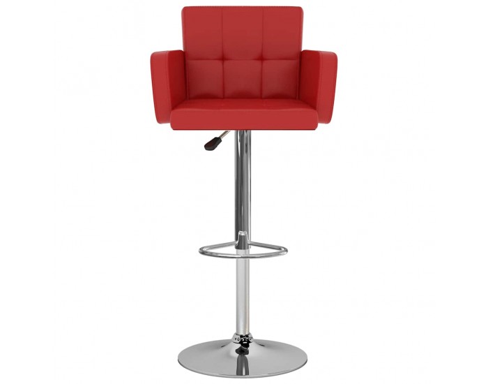 Sonata H Бар табуретки, 2 бр, червени, изкуствена кожа