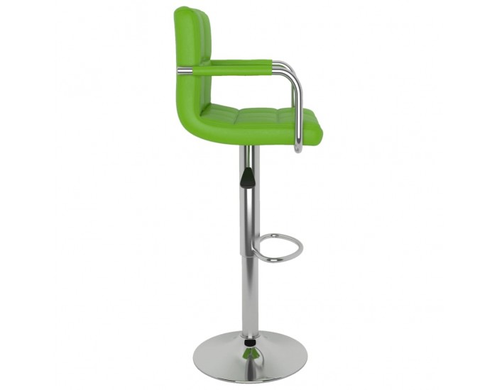 Sonata H Бар табуретки, 2 бр, зелени, изкуствена кожа