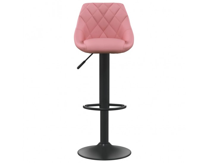 Sonata H Бар табуретка, розова, кадифе