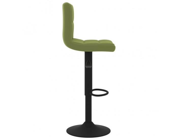 Sonata H Бар табуретки, 2 бр, светлозелени, кадифе
