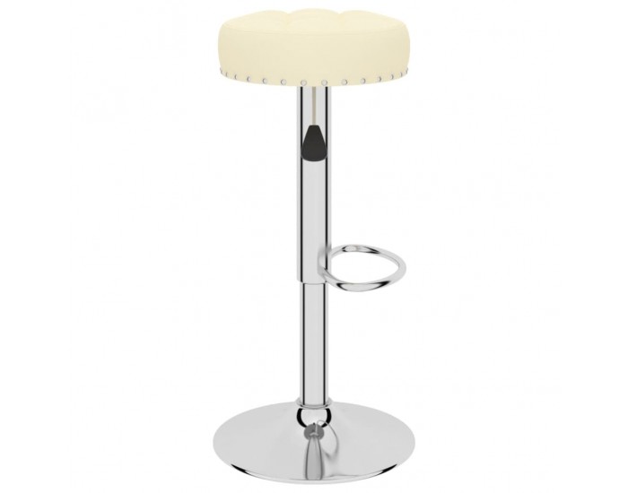 Sonata H Бар табуретки, 2 бр, кремави, текстил