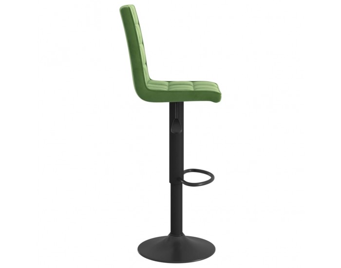 Sonata H Бар табуретка, тъмнозелена, кадифе
