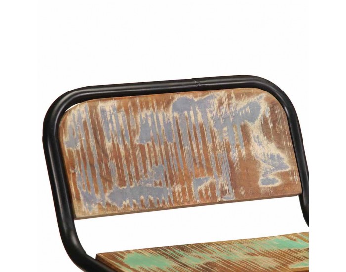 Sonata H Бар табуретки, 2 бр, 46x35,5x70 см, регенерирана дървесина