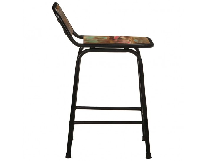 Sonata H Бар табуретки, 2 бр, 46x35,5x70 см, регенерирана дървесина