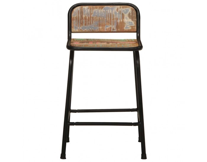 Sonata H Бар табуретки, 2 бр, 46x35,5x70 см, регенерирана дървесина