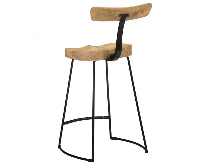 Sonata H Бар табуретки, 2 бр, 49x43x88 см, мангово масив дърво