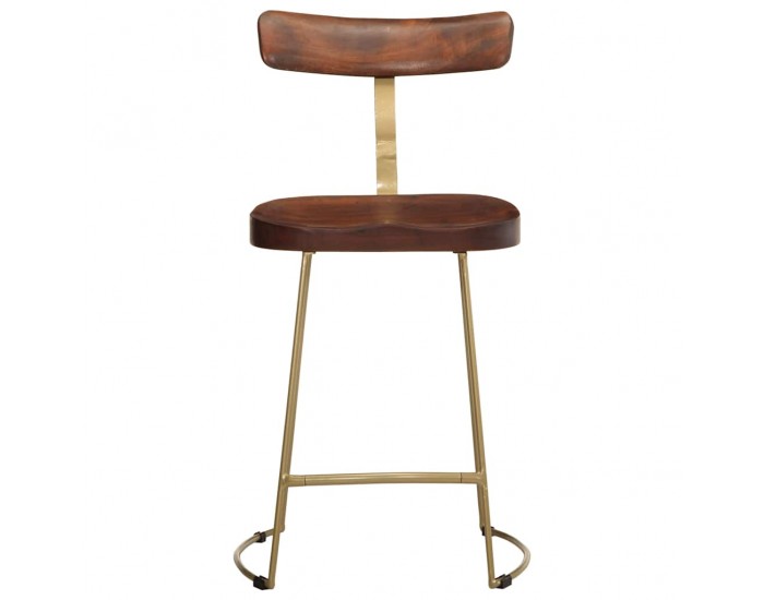 Sonata H Бар табуретки, 2 бр, 49x43x79 см, мангово масив дърво