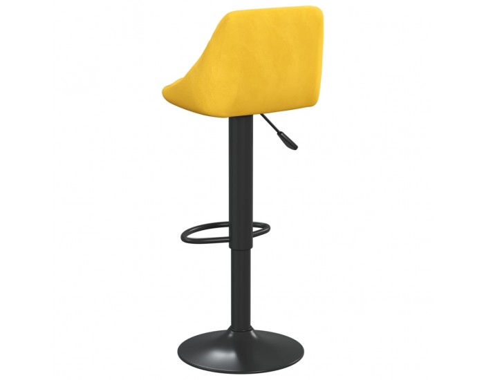 Sonata H Бар табуретка, горчица жълто, кадифе