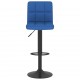 Sonata H Бар табуретки, 2 бр, сини, текстил