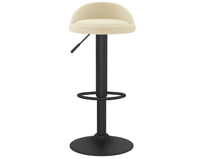 Sonata H Бар табуретки, 2 бр, кремави, кадифе Sonata H Бар табуретки, 2 бр, кремави, кадифе