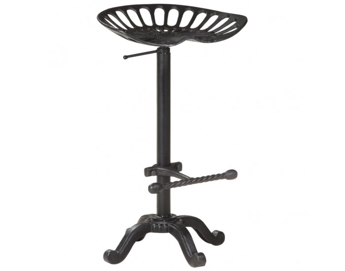 Sonata H Бар табуретка, черна, чугун