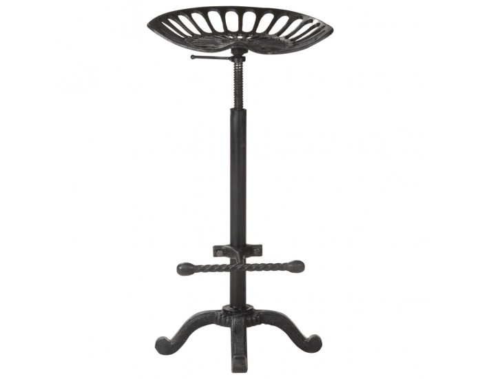 Sonata H Бар табуретка, черна, чугун