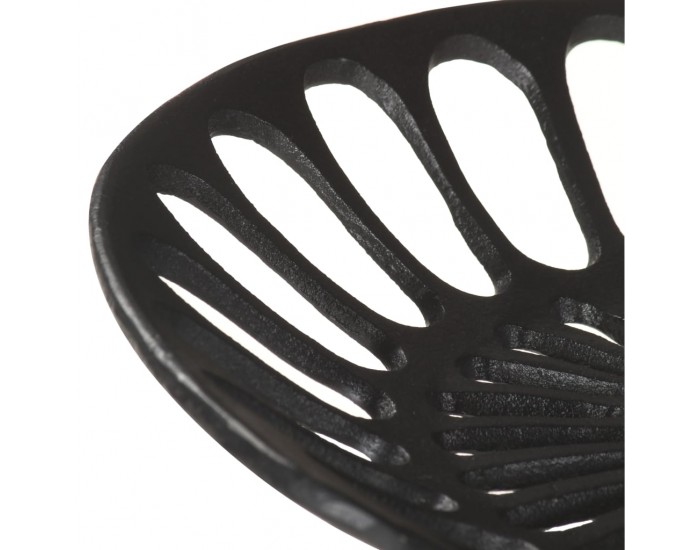 Sonata H Бар табуретка, черна, чугун